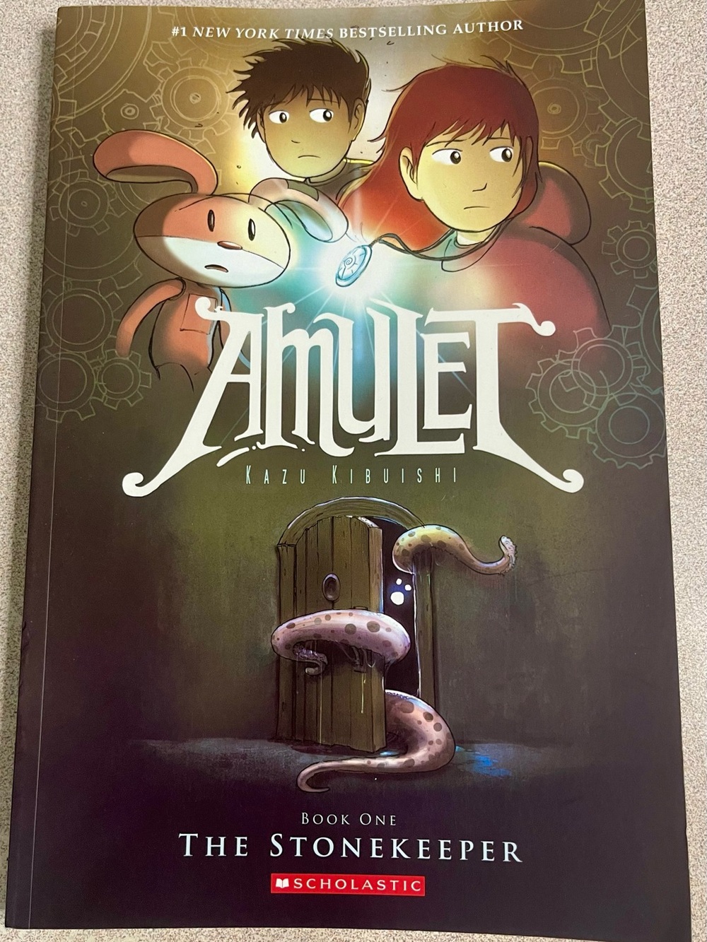 Amulet Book 1 The Stonekeeper Kazu Kibuishi Scholastic Graphic Novel Paperback